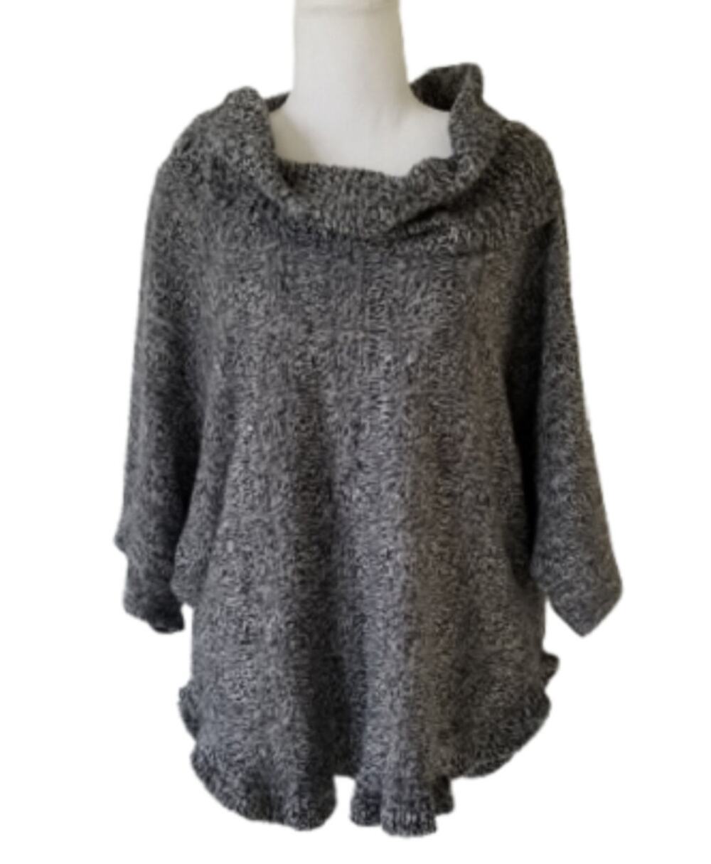 STUDIO Works • Cowl Neck Sweater short Sleeve - Size L